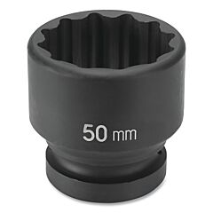 Grey Pneumatic 41105M Impact Socket, 1 In Drive Size, 105 Mm Socket Size, Star, 12-Point, Standard Length