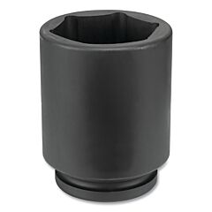 Grey Pneumatic 4116D Impact Socket, 1 In Drive Size, 3-5/8 In Socket Size, Hex, 6-Point, Deep Length