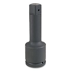Grey Pneumatic 6005E Impact Extension, With Pin Hole, 1-1/2 In Drive, 5 In L, Sae