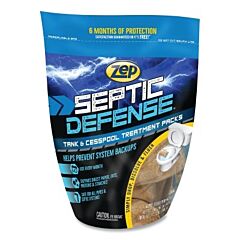 Zep Zstp6 Septic Defense™ Tank And Cesspool Treatment, 12 Oz, Packet