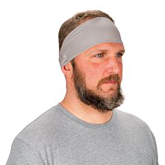 Ergodyne 12709 Chill-Its 6634 Cooling Headband - Performance Knit, Gray