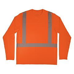 Ergodyne 12234 Chill-Its 6688 Class 2 Hi-Vis Sun Shirt Cooling Uv-Protection, Orange, Size 2X-Large