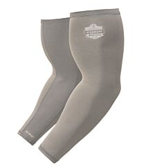 Ergodyne 12189 Chill-Its 6690 Cooling Arm Sleeves Performance Knit Pair, Gray, Size X-Large