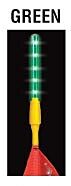 Checkers Fsled12-6-G Each 6" Glo-Worm Light Green