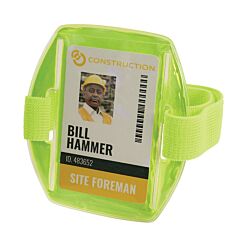 Ergodyne 19956 Squids 3386 Arm Band Id Badge Holder, Lime