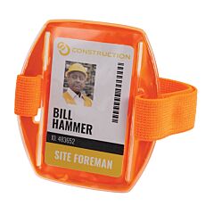 Ergodyne 19958 Squids 3386 Arm Band Id Badge Holder, Orange