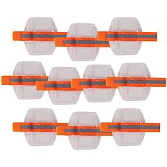 Ergodyne 19976 Squids 3386 Arm Band Id Badge Holder, Hi-Vis Orange