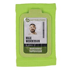 Ergodyne 19962 Squids 3388 Wrist Id Badge Holder, Lime