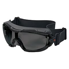 Ergodyne 60315 Skullerz Arkyn-Neo Safety Goggles Neoprene Strap, Smoke Lens, Size Black Frame