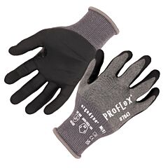 Ergodyne 10520 Proflex 7043 Ansi A4 Nitrile Coated Cr Gloves, Gray, Size 2X-Small