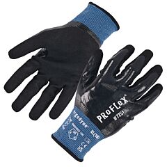 Ergodyne 10445 Proflex 7251 Cr Gloves - Fully Coated Nitrile, Black, Size X-Large