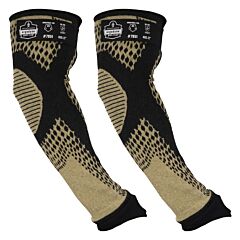 Ergodyne 17959 Proflex 7951 Cr Protective Arm Sleeves - A5 Heat Resistant, Yellow, Size 22 In