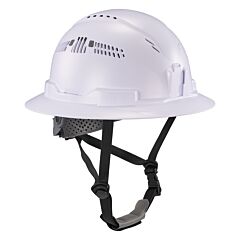 Ergodyne 60560 Skullerz 8964 Full Brim Safety Helmet - Type 2, Class C, White