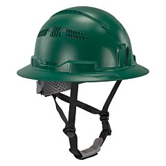 Ergodyne 60565 Skullerz 8964 Full Brim Safety Helmet - Type 2, Class C, Green