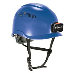 Ergodyne 60289 Skullerz 8977Led Safety Helmet Led Light Vented Type 2 Class C, Blue