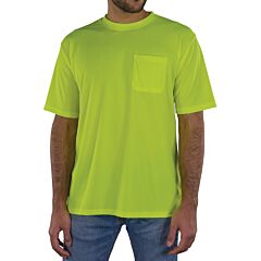 Ergodyne 21796 Glowear 8092 Non-Certified Hi-Vis T-Shirt, Lime, Size 2X-Large