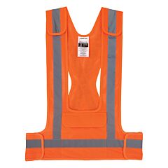 Ergodyne 27022 Glowear 8142Ba Class 1 Breakaway Hi-Vis Safety Vest, Orange, Size Small/Medium