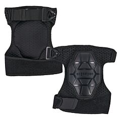 Ergodyne 18575 Proflex 575 Knee Pads - Non Marring 3-Layer Foam, Black, One Size