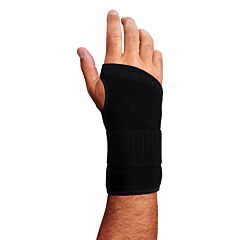 Ergodyne 70147 Proflex 4005 Wrist Brace Support Single Strap, Black, Size Xl-Right Hand