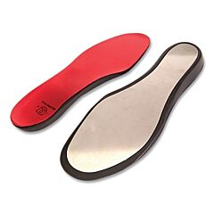 Impacto Armorstepd Armor-Step® Puncture Resistant Anti-Fatigue Insole, Size D, Stainless Steel, Red