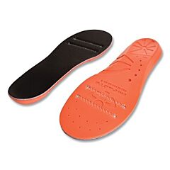 Impacto Memesd345 Anti-Fatigue Memory Foam Insole, Use W/Esd Footwear, Molded Style, Size M 3 To 5/W 5 To 7, Open Cell Foam, Black/Yellow