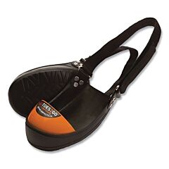 Impacto T2Gcomps Toes2Go® Composite Toe Cap Overshoes, Non-Conductive Toe/Pvc, Black/Orange, Small