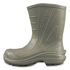 Servus 500121-8 Work Light Life Boot, Size 8, 12 In H, Ethylene-Vinyl Acetate, Olive