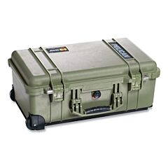 Pelican™ 015100-0040-110 Protector Carry-On Case, 0.96 Ft³, 22 In L X 13.81 In W X 9 In D, Olive Drab Green, Padded Dividers