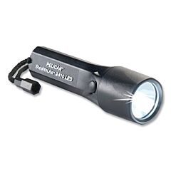 Pelican™ 024100-0101-110 Stealthlite™ Flashlight, 4 Aa, 183 Lumens, Black, Security Lanyard