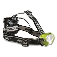Pelican™ 027850-0000-245 2785 Headlamp, 4 Aa, High 215/Med 106/Low 22 Lumens, High Vis Yellow, Cloth And Rubber Straps