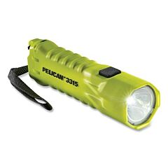 Pelican™ 033150-0300-245 3315 Led Flashlight, 3 Aa, 160 Lumens, Hi-Vis Yellow, Tubed