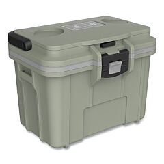 Pelican™ 8Q-1-Dsggry Personal Cooler, 8 Qt, 1.4 Ft³, 29.66 In L X 20 In W X 19.25 In D, Sage/Gray