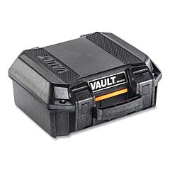 Pelican™ Vcv100-0000-Blk Vault Pistol Case, V100, 0.23 Ft³, 12.28 In L X 12.03 In W X 5.16 In D, Black, With Foam