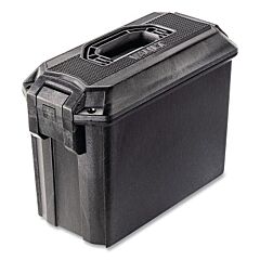 Pelican™ Vcv250-0010-Blk Vault Ammo Case, V250, 0.46 Ft³, 16.27 In L X 7.9 In W X 11.93 In D, Black, With Foam