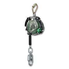 Msa 63310-00A V-Tec® Self-Retracting Lifeline, 1 Leg, 30 Ft Stainless Steel Line, 400 Lb Load Cap, Carabiner Top, Swivel Snaphook Bottom