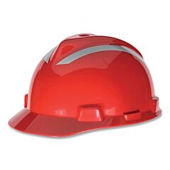 Msa 638463 Retro Reflective Helmet Stripe, 2-Pc, 1 In W X 8 In L, Silver/White