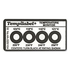 Tempil 26707 Tempilable® Series 4 Temperature Indicating Label, 360° F (182° C)
