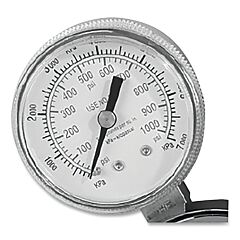 Goss Ste-391 Regulator Part, Gauge, 2 In, Nitrogen, 1/4 In Npt, 0-800 Psi