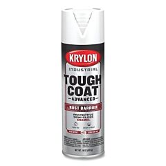 Krylon Industrial K00919008 Tough Coat® Advanced With Rust Barrier® Technology Spray Paint, 15 Oz, White, Semi-Gloss