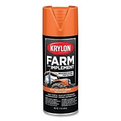 Krylon Industrial K01940008 Farm And Implement Enamel Paint, 12 Oz, Allis Chalmers Orange