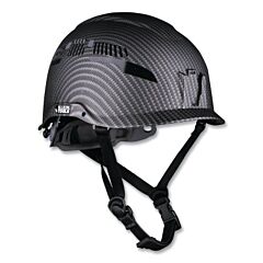 Klein Tools 60516 Karbn™ Safety Helmet, 6 Point, Vented, Black W/Karbn™ Hydrographic Pattern
