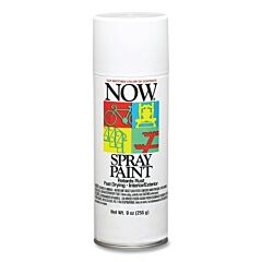Krylon Industrial I21212007 Now Spray Paint, 9 Oz, Aerosol Can, White, Gloss