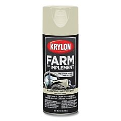 Krylon Industrial K01945008 Farm And Implement Enamel Paint, 12 Oz, International Harvester White, Gloss