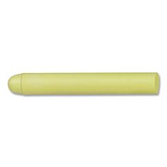 Markal® 82659 Scan-It® Plus Fluorescent Crayon, 11/16 In Dia/Round/Soft, 4.75 In L, Lemon Yellow, 144 Ea/Pk