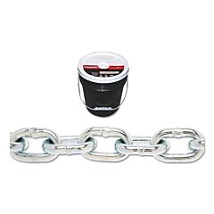 Campbell® 0140323 System 3 Proof Coil Chain, Size 3/16 In, 800 Lb Limit, Blu-Krome