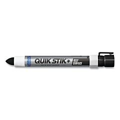 Markal® 28883 Quik Stik®+ Oily Surface Solid Paint Marker, 1/2 In Dia, 6 In L, Black