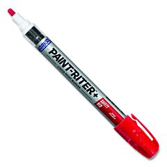 Markal® 97272 Paint-Riter®+ Safety Colors Paint Marker, Red, 1/8 In Tip, Medium Tip