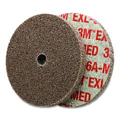 3M 048011-28505 Scotch-Brite™ Exl Unitized Deburring Wheel, 6 In X 1/2 In X 1/2 In, 6,500 Rpm, Aluminum Oxide, 6A Medium