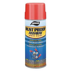 Aervoe 303 Any-Way Rustproof Enamel, 12 Oz Aerosol Can, Safety Blue, High-Gloss
