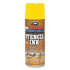 Aervoe 2802 16 Oz Yellow Stencil Ink (12 Oz Net)
